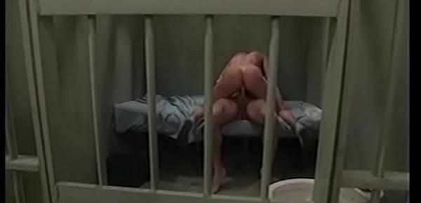  prison guard fills up hot slut and 039 s asshole with his huge cock in a cell